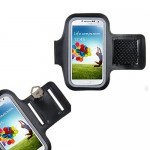 IDACA Noir Armband Brassard Sport pour Samsung Galaxy S4 IV i9500 Android Jogging Gym